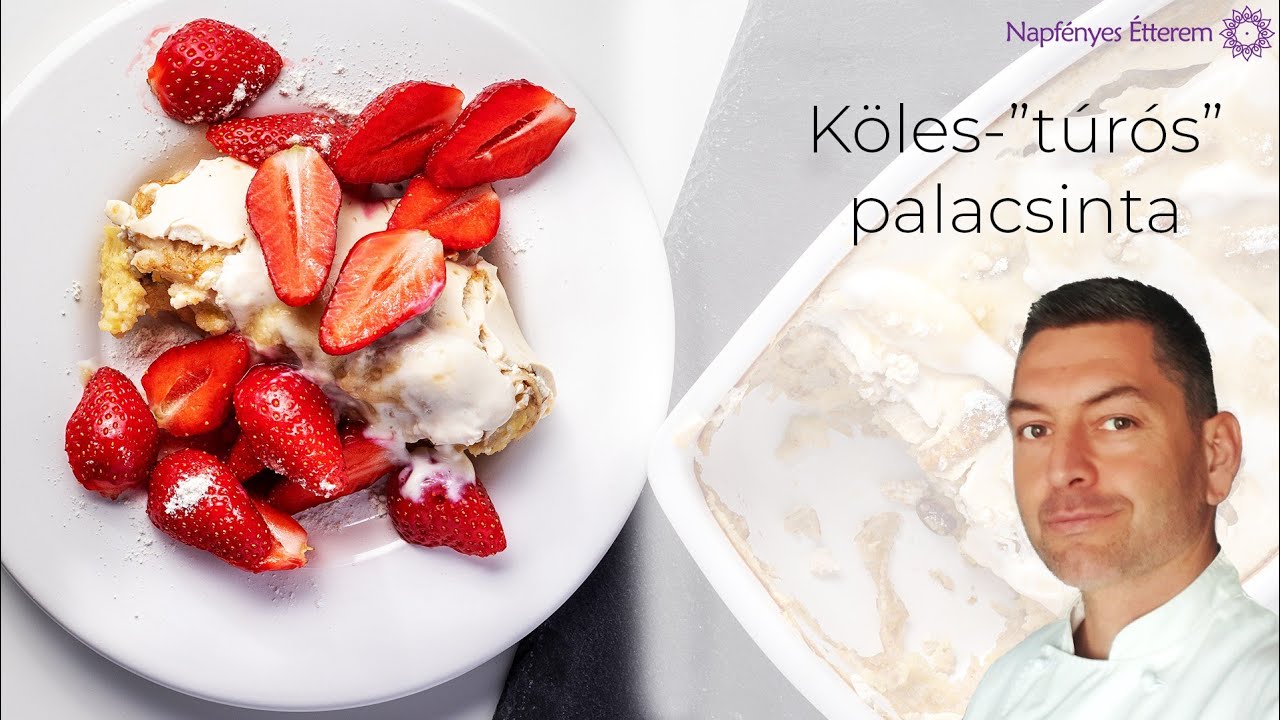 Köles "túrós" palacsinta - vegán változat