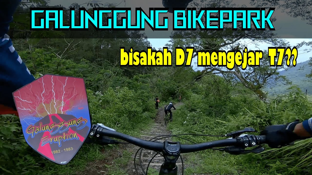 Galunggung Bike Park Bikin Ketagihan | Trek Enduro yg renyah | Downhill MTB Tasikmalaya | GEI