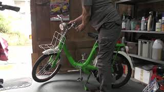 Little Honda P50 cold start up