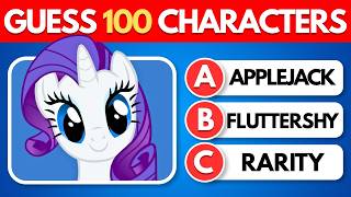 Guess 100 My Little Pony Characters in 3 Seconds! 🦄 | Ultimate MLP Quiz