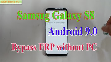 Samsung S8 SM-G950F FRP Lock Android 9.0 Bypass without PC 2019.