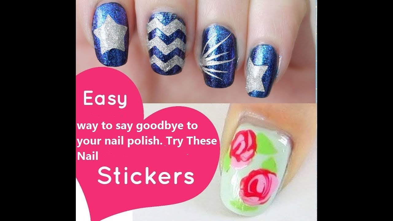 how-to-apply-nail-wrap-nail-stickers-nail-polish-nail-wrap-nail-art