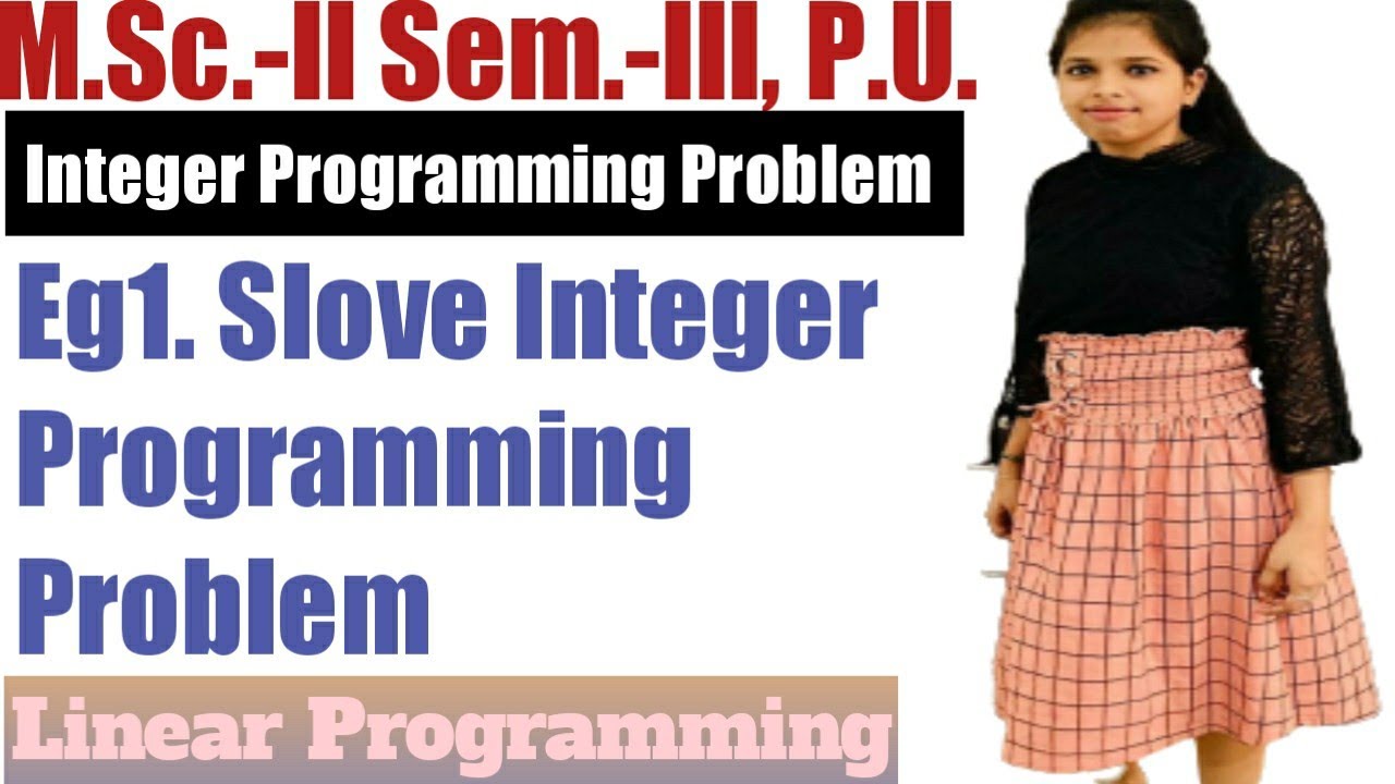 Gomory's Cutting Plan Method in Hindi l Integer Programming Problem l ...