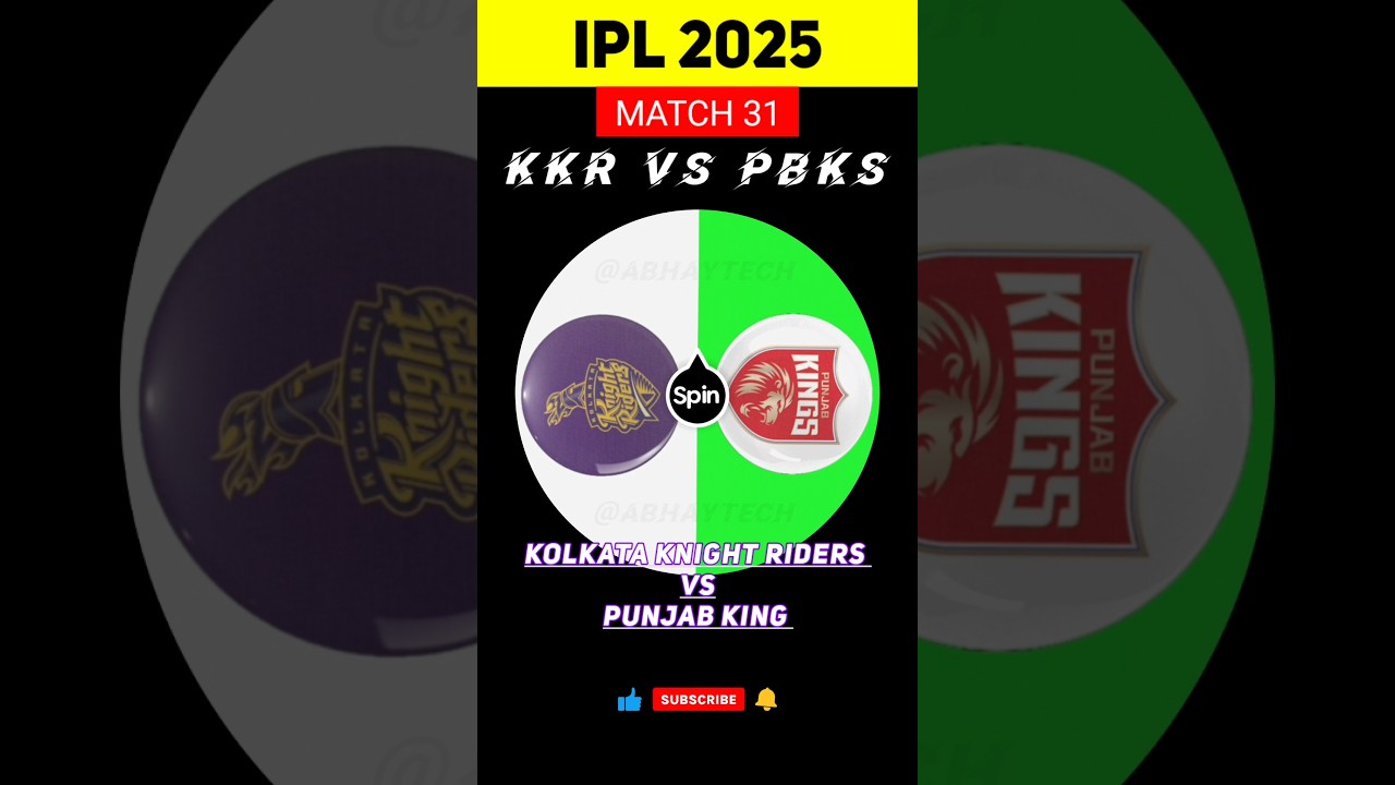 KKR vs PBKS | Match Prediction | IPL 2025 Match - 31 | KKR vs PBKS Dream Team | Kolkata vs Punjab