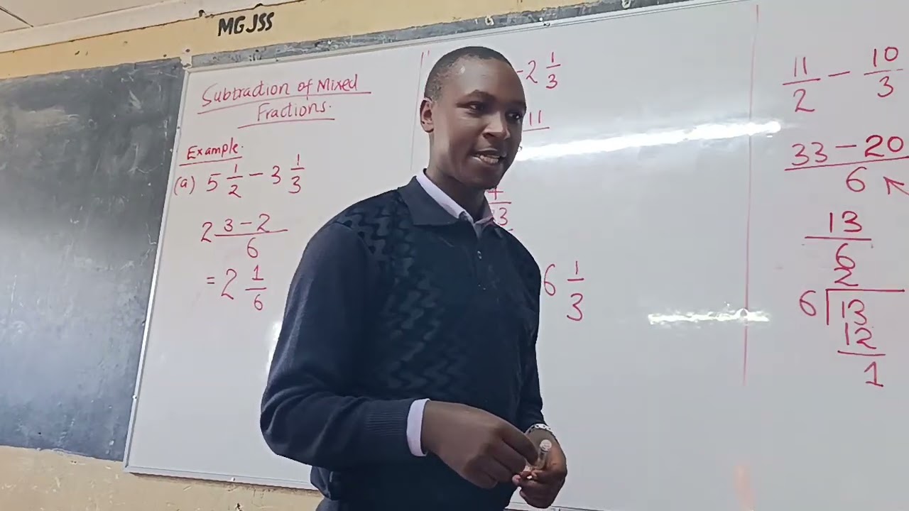 Fractions Grade 7 Mathematics: Addition, subtraction, division and multiplication. 