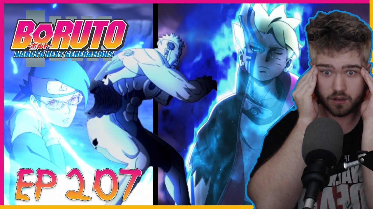 TEAM 7 VS BORO | BORUTO EPISODE 207 REACTION!!