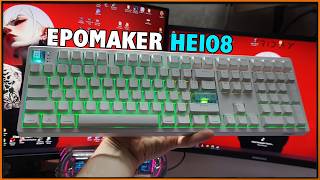 Уникальная клавиатура! Full Size магнитка с 8к-беспроводом - Epomaker HE108 #Epomaker #Клавиатура