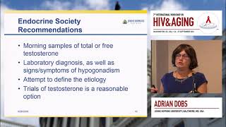Debate: Testosterone replacement in the aging male - Con | Adrian Dobs, MD, MHS