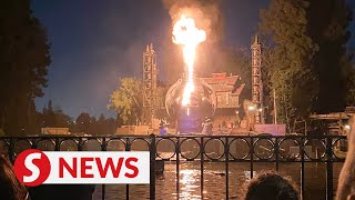 Disneyland Dragon Structure Catches Fire During Popular Show