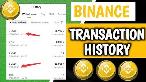 How to Check Binance Transaction History || Check Transaction ID on Binance Platform