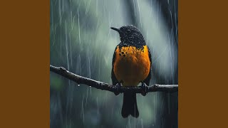Birds Singing on Rainy Branches - Easy Relaxing Acoustics, Splish Splash & Lively Nature Sounds