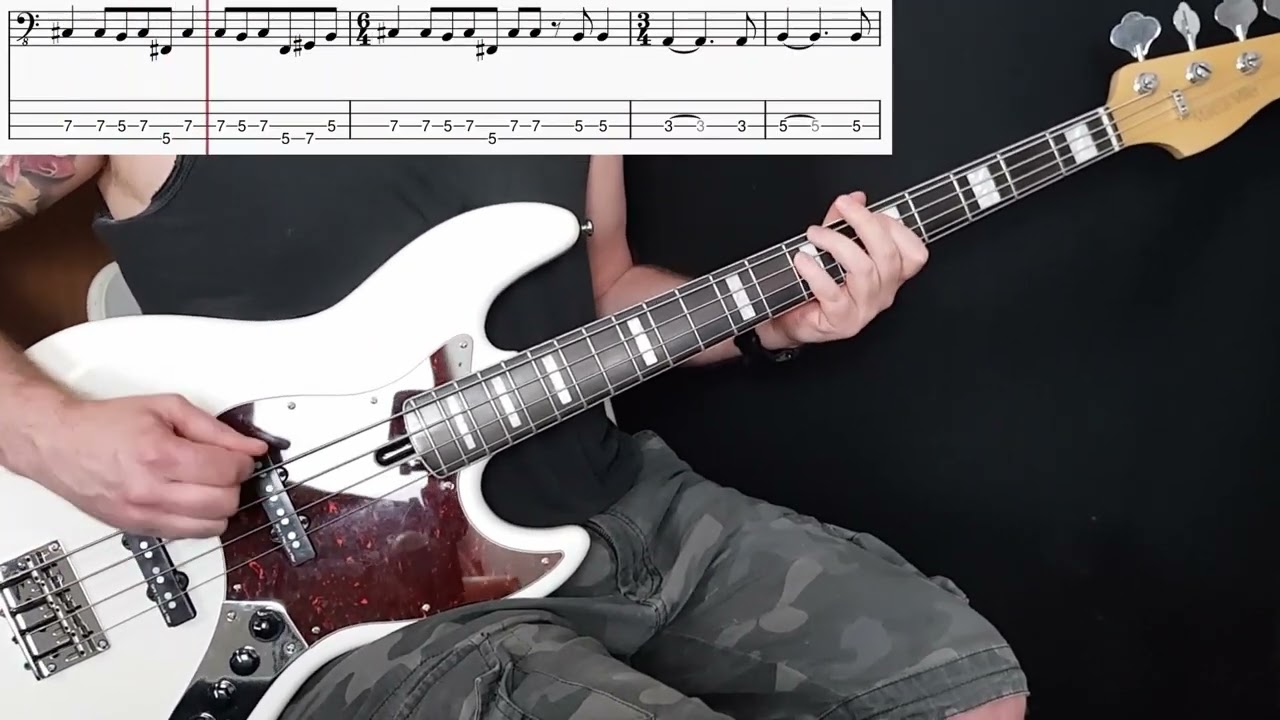 A Perfect Circle - Gravity (Bass Cover, Rhythm Only) (Lesson w/ Tabs)