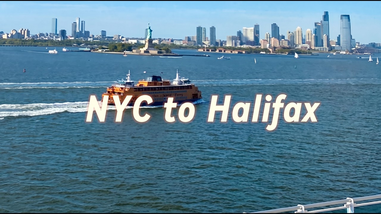 New York to Halifax Cruise Journey • Minimalist Piano Travel Vlog