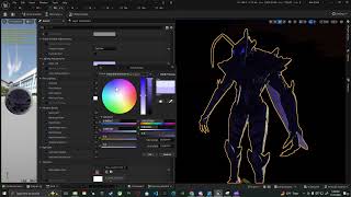 Cell shading night time test