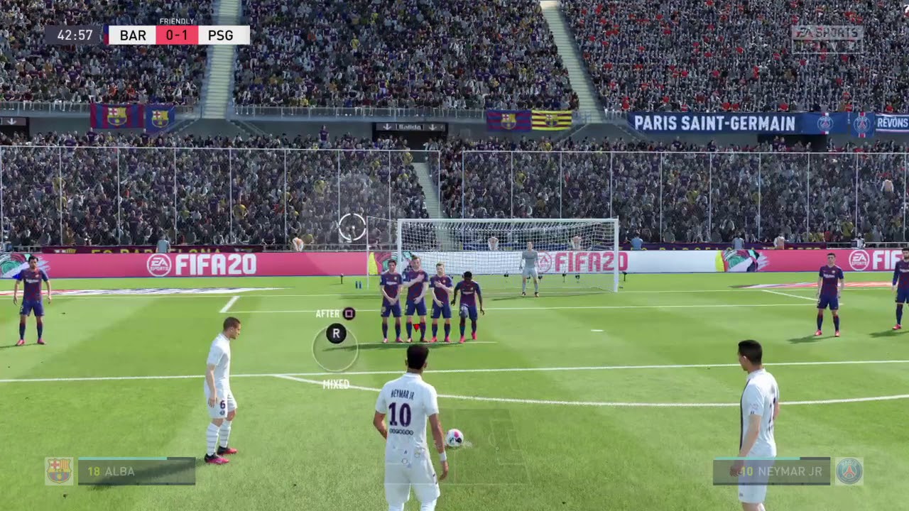 Amazing Fifa 20 trivela free kick YouTube