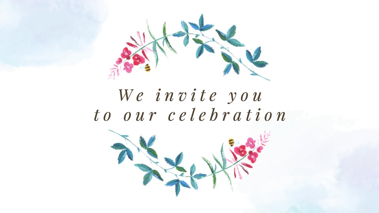 Free Engagement Party Invitation Video Template (Customizable) - FlexClip -  YouTube
