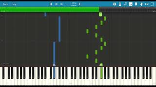 Ludwig van Beethoven - Silence / Synthesia Piano Tutorial