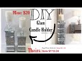 DIY Glam Dollar Tree Candle Holders