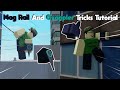 Roblox Parkour Grappler and Mag Rail Tricks Tutorial