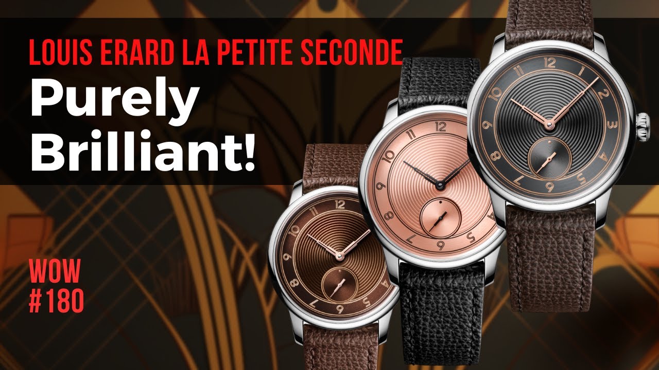 New: Louis Erard Excellence Petite Seconde Terracotta 