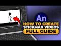 How To Create Stickman Videos On Adobe Animate (𝟮𝟬𝟮𝟲) | 100% WORKS | NO Yapping, To The Point & EASY