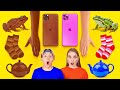 RETO DE COMIDA REAL VS. CHOCOLATE || ¡Comer solo dulces por 24 h! Prueba de sabor por 123 GO! BOYS