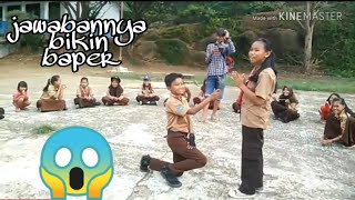 Bikin baper dan lucu!! Yang jomlo jangan nontong,...aksi nembak cewek ala anak pramuka