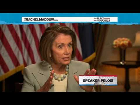 Rachel Maddow- Maddow questions Pelosi on Bush acc...