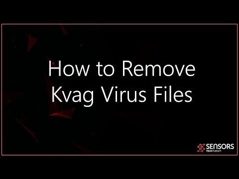 Kvag वायरस (.kvag फ़ाइल) - कैसे निकालें + डेटा पुनर्स्थापित करें