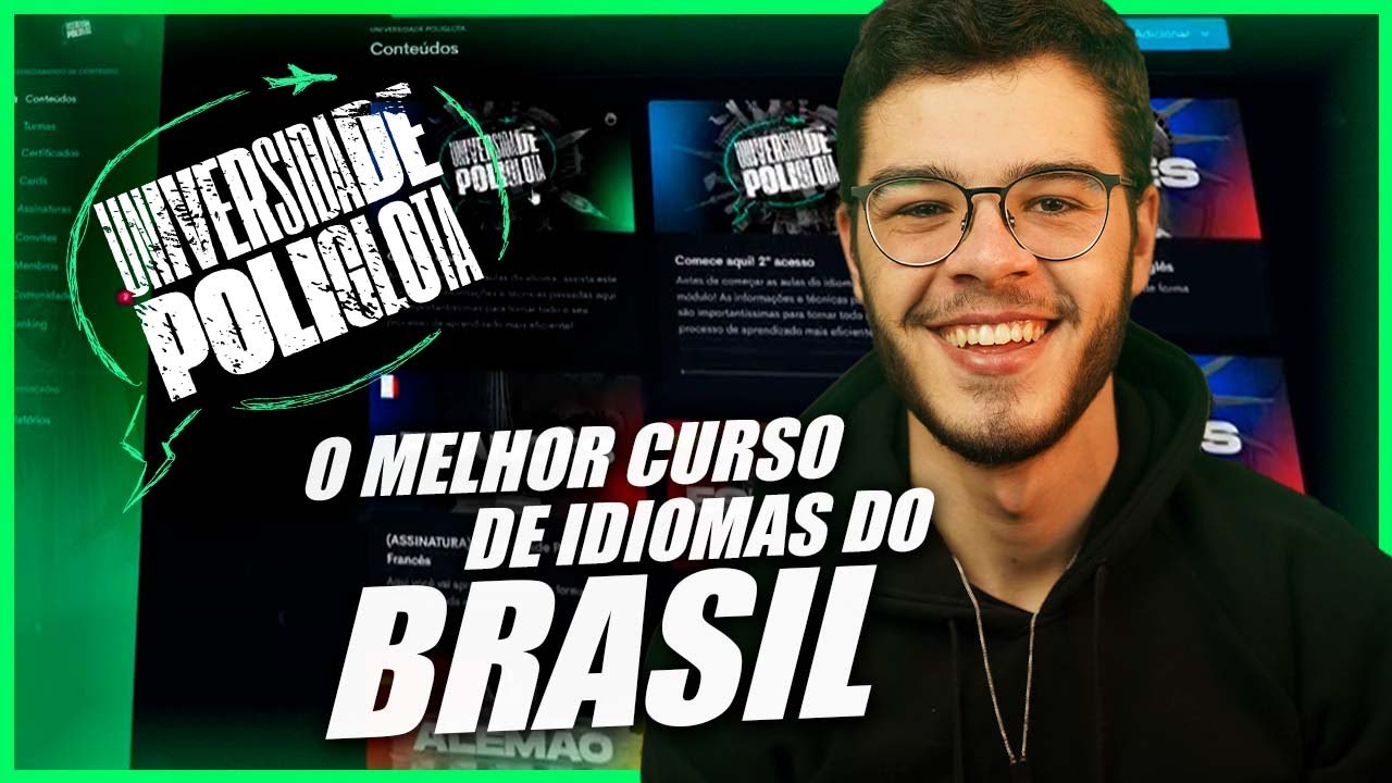 Como funciona a plataforma do meu curso de idiomas - Universidade Poliglota 🌎