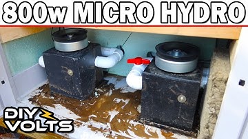 Awesome 800w Micro Hydro - Dual Turbine Water Power - Hydroelectric