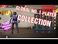 India top no1 global player collection  all dresses and all permanent guns skins 
