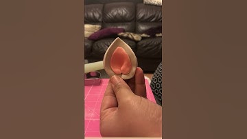 How to make fondant unicorn ears tutorial