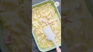 Ham and Swiss Baked Penne WILL become a family favorite! #pastarecipe