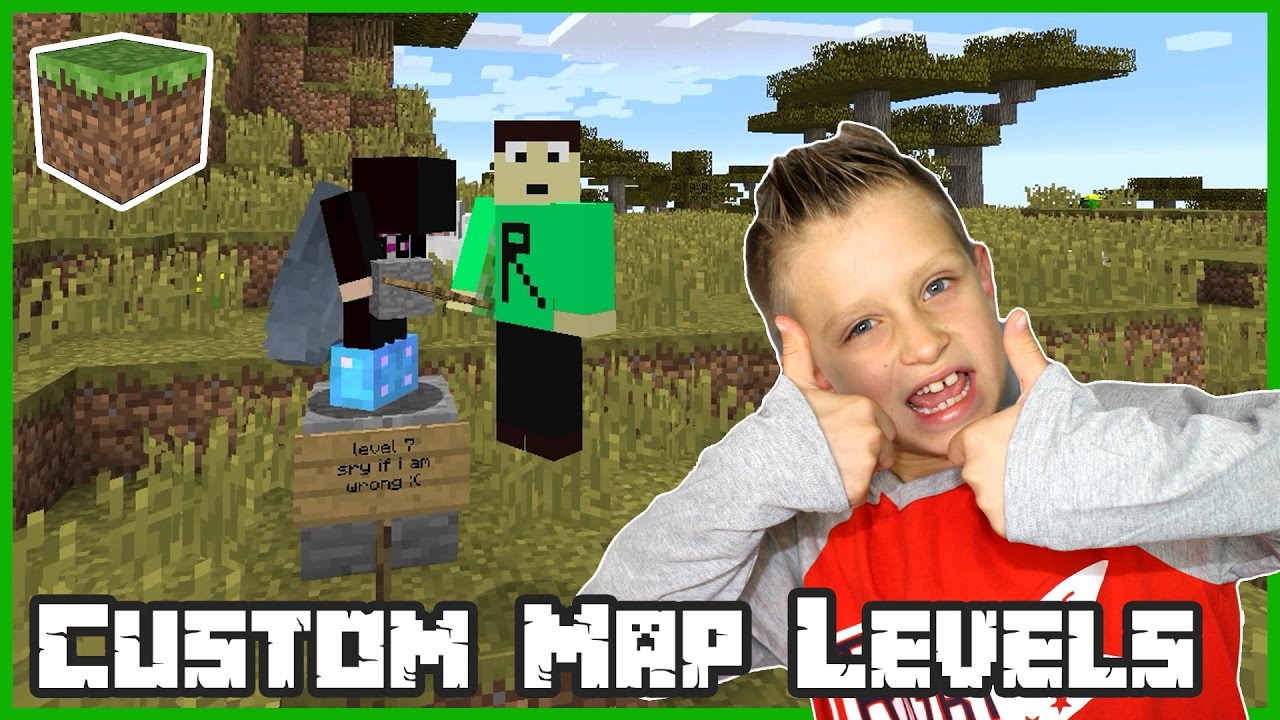 Building Custom Map Levels in Minecraft - YouTube