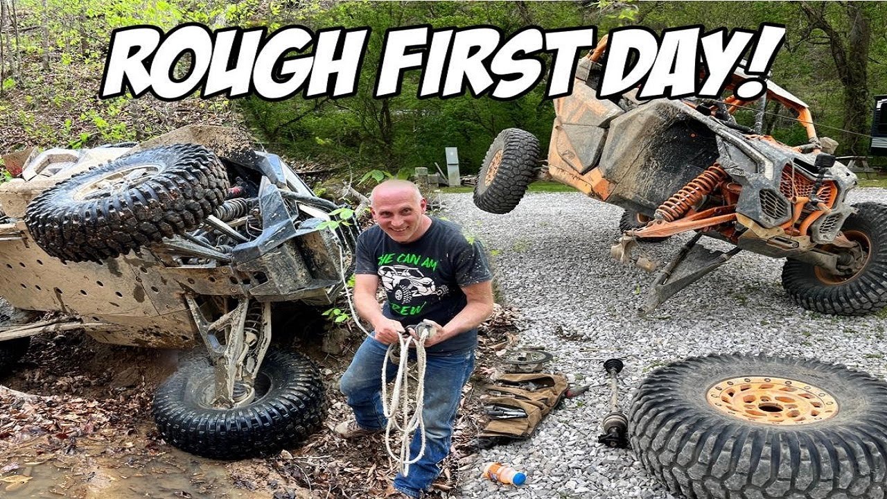 Hatfield McCoy Ivy Branch Day 1 We hit Double Black Trails on and off Property | Can Am X3 | Pro R