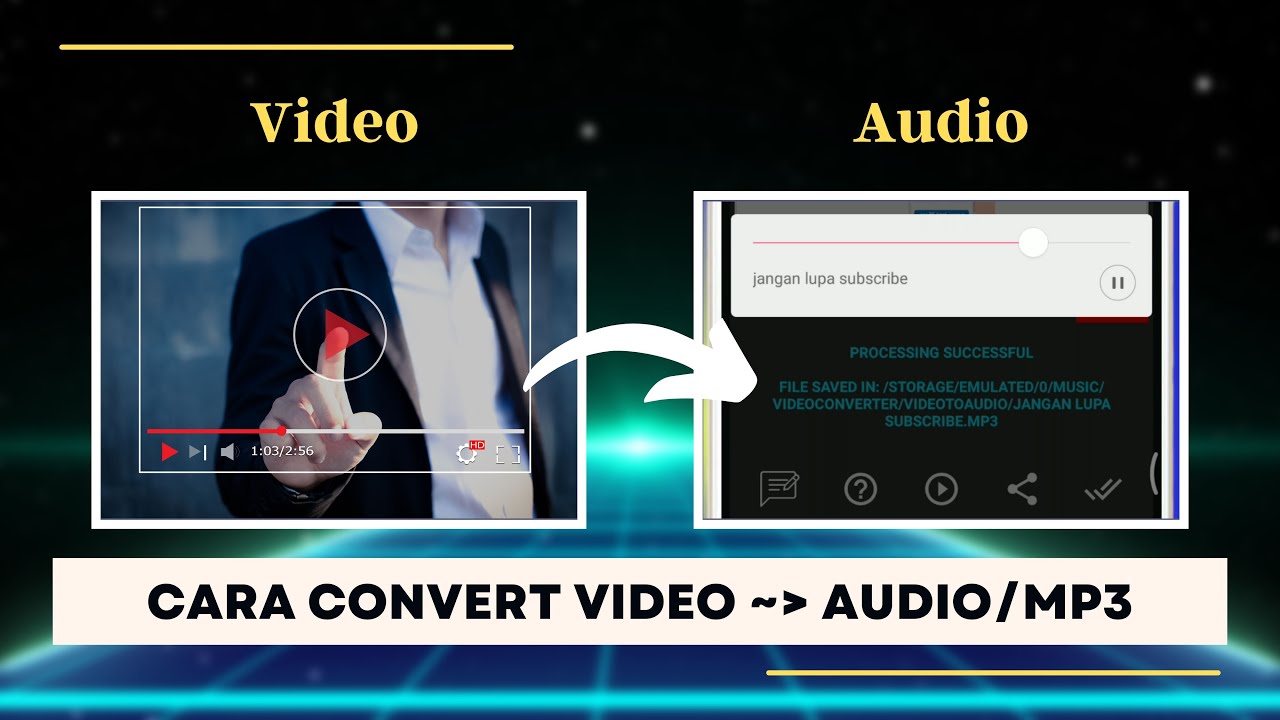 Cara Ubah Video ke MP3 atau Audio di Android foryourpage videotomp3