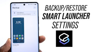 كيفية عمل نسخة احتياطية واستعادة إعدادات Smart Launcher screenshot 4