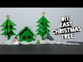 DIY easy paper christmas tree/ simple paper christmas tree idea