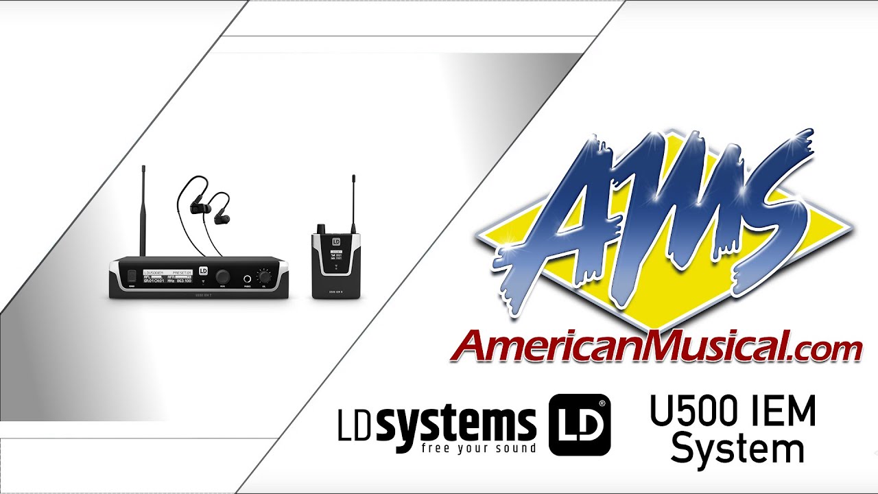 LD Systems U500 IEM System Professional Wireless InEar Monitoring