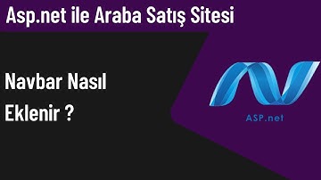(Asp.Net Ders 4) Navbar Nasıl Eklenir ? Navbar Türkçeleştirme