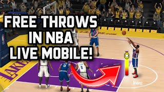 *RARE MOMENT* SCORING 3 FREE-THROWS IN NBA LIVE MOBILE SEASON 5! #shorts screenshot 3