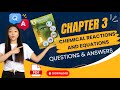 Chemical Reactions and Equations | Chapter 3 | 10th class SSC | Questions &amp; Answers