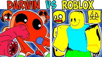 ALL DARWIN VS ROBLOX TEST | FNF Character Test | Gameplay VS Playground