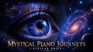 Stellar Drift 🌌 Mystical Piano Journeys | Relaxing Space Ambient Music