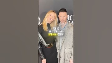 Top 10 MOST STREAMED Maroon 5 Songs on Spotify 🎶📈 #shorts #maroon5 #adamlevine #jamesvalentine #song