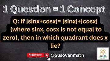 Q1: JEE Advance Question From Absolute Value Properties (In Bengali) @Susovanmath