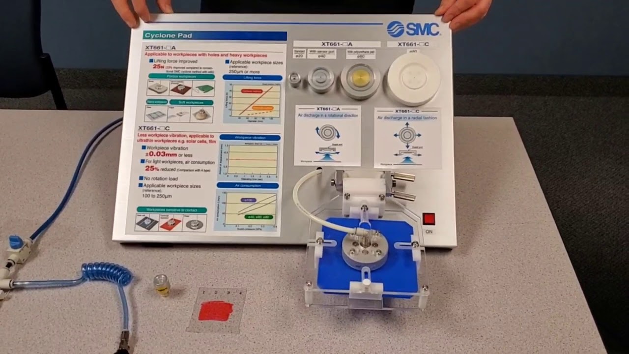 SMC Vacuum Training XT661 Cyclone Bernoulli - YouTube