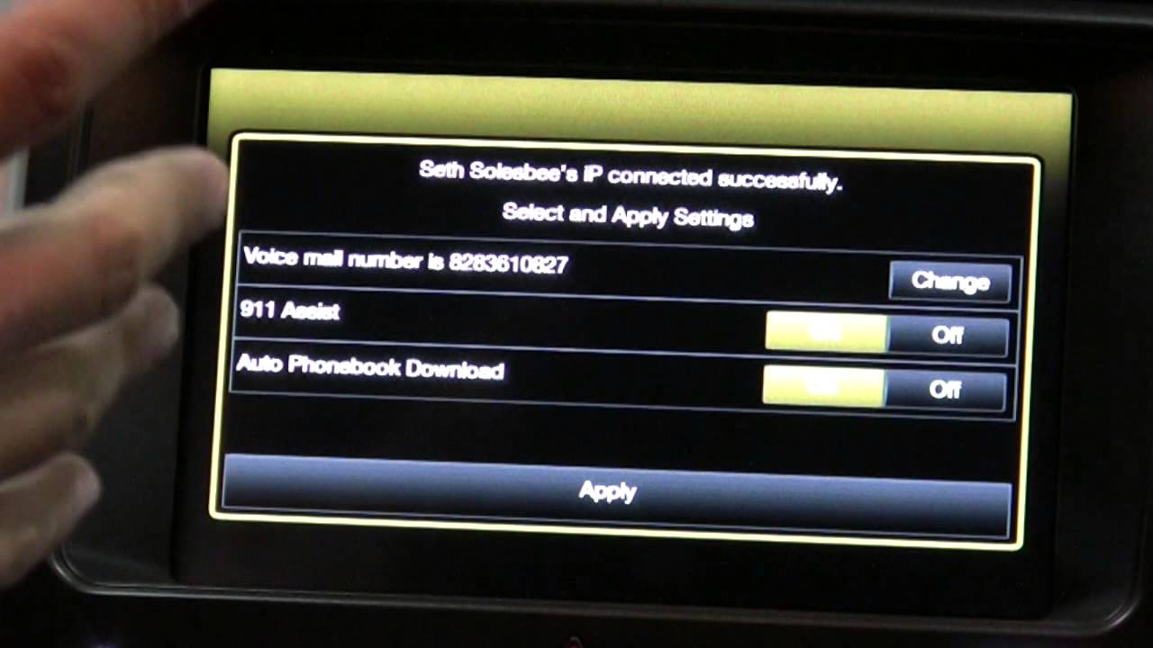 pairing phone with Ford Sync my ford touch YouTube