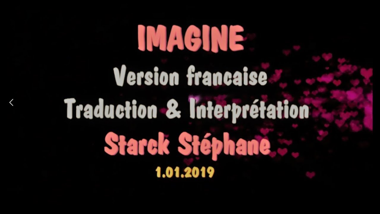 Imagine - John Lennon (cover  version française )